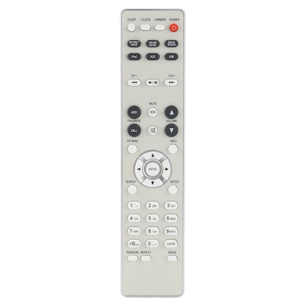 RC1175 Fjernkontroll Erstatningsfjernkontroll for Denon RC1199 RCDN9 DRAN5