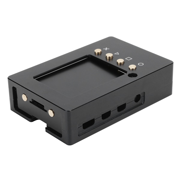 Alumiiniseoskuori Raspberry Pi 4B/3B/2B+/A + 2,4 tuuman 320x240 TFT LCD -näyttö tietokoneen virtalähde