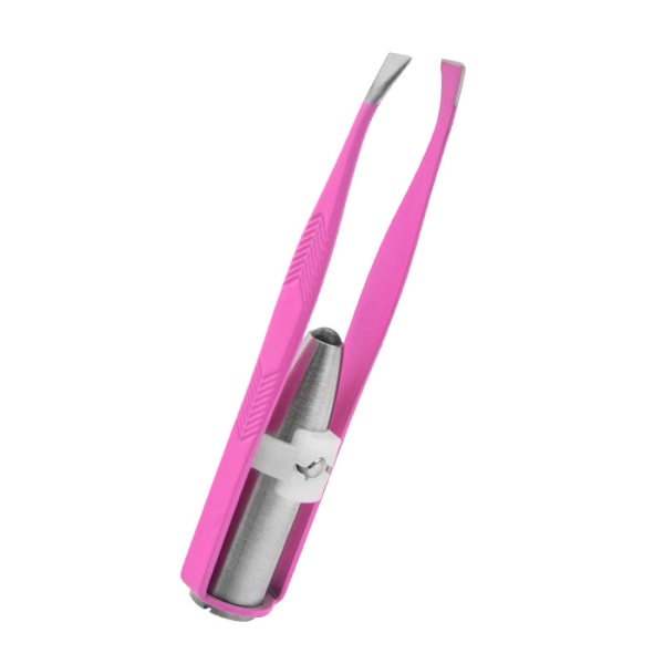 4 stk pinsett med LED lys hårfjerning Lys pinsett Makeup pinsett med lett verktøy, rosa