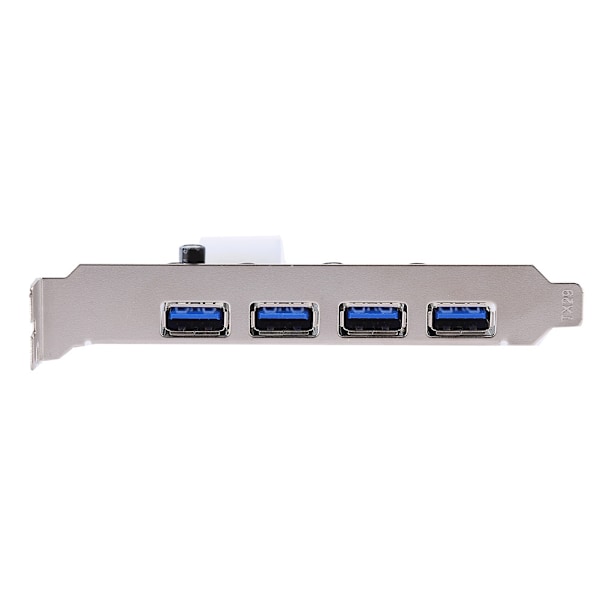 5 Gbps Ultrahøyhastighets PCI-E til 4 x USB 3.0 Express Utvidelseskort Adapter