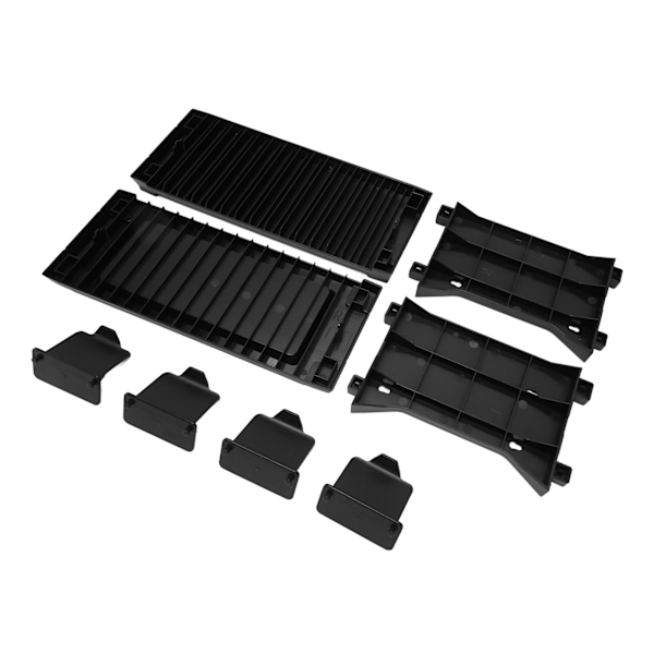 Spilldiskstativ, stabelbart, multifunksjonelt spilldiskstativ med kontrollerholder for PS5, Xbox One og Switch