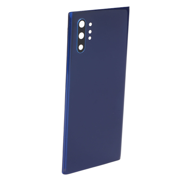 Takaosan lasinen takakansi kotelo esiasennetulla kameran linssin korjaustyökalusarjan kanssa Samsung Galaxy Note 10 Plus SM N975 sininen