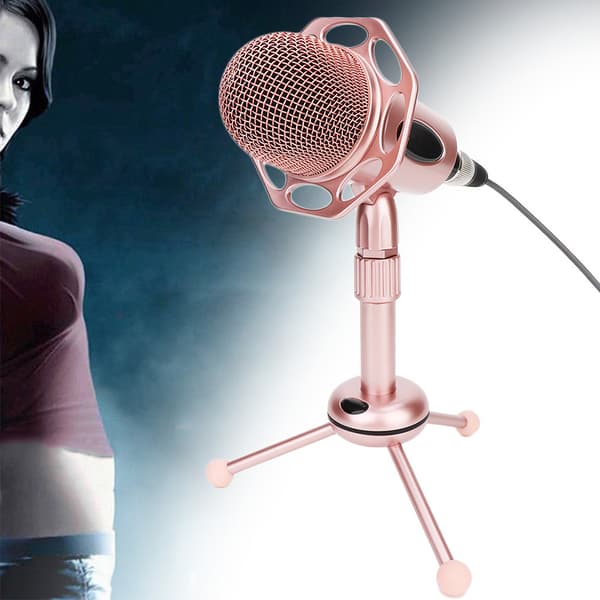 Y20 3,5 mm Stereo Studio Desktop Mikrofon MIC til Skype/MSN til Mac Laptop