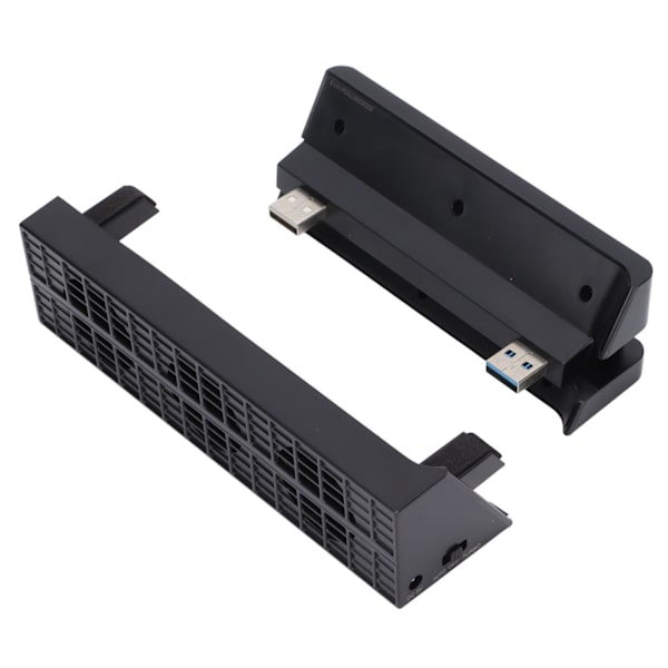 DOBE Køleventilator og USB-hub kombinationskit Køler og 4-port USB 3.0 adapterkit til PS4 Slim spillekonsol