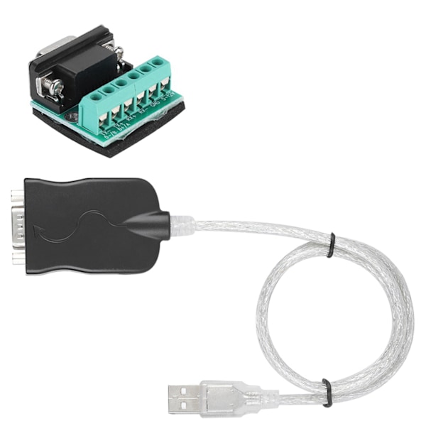 USB 2.0 til RS-485 seriell konverter kommunikasjonsadapterkabel for Windows/Mac/Linux