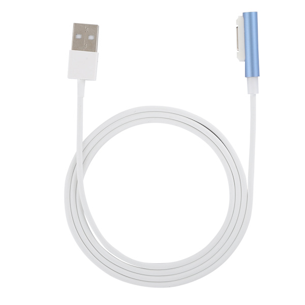 1m/3,3ft magnetisk lysande laddningsdatakabel kraftledning för Sony Xperia Z1/Z2/Z3Blå
