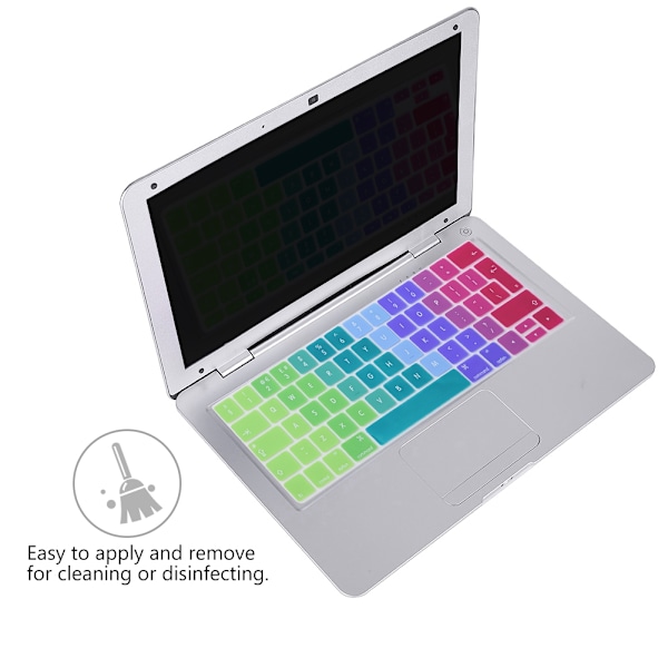 1 stk. 13/15 tommer tastaturbetræk til Apple MacBook Air/Pro (blændende touchbar europæisk engelsk)