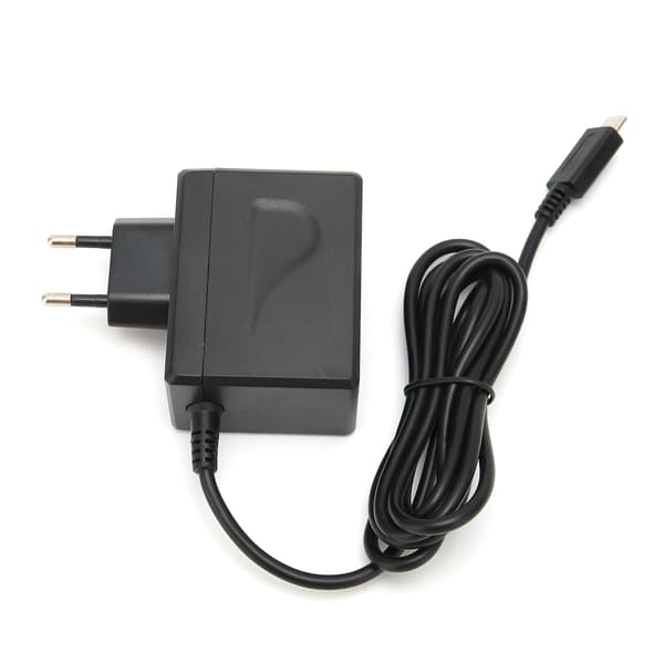 Oplader til Switch AC-adapter udskiftning strømforsyning hurtig oplader til Switch 100‑240VEU stik