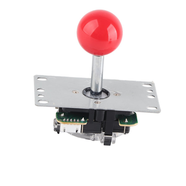 2-spillers arkade DIY-sett LED-belyste trykknapper USB-koder for PC-spill 5V (rød blå)