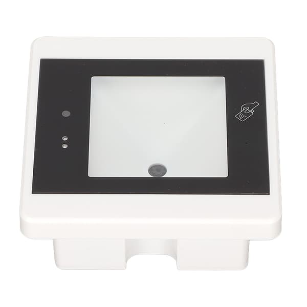 Streckkodsläsare Multipurpose Desktop 1D 2D QR Streckkodsläsare Access Control Card Scanner IC ID ReaderR35C Vit