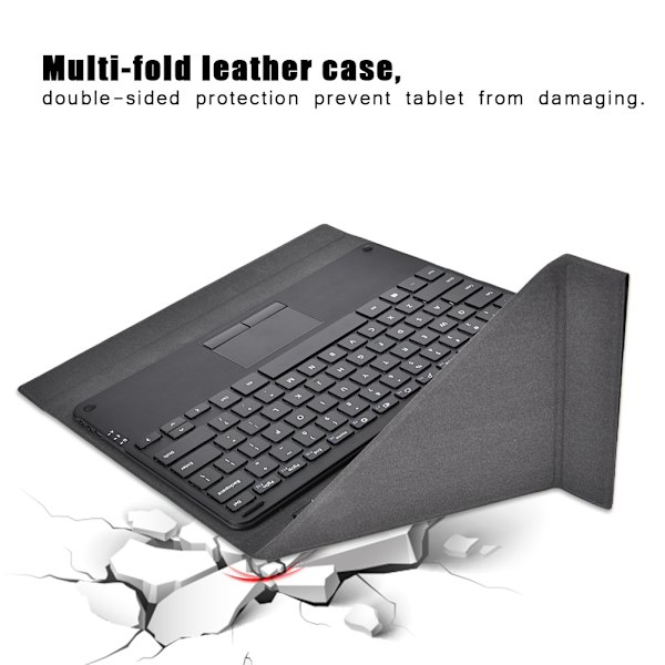 Portabelt tangentbord med ergonomisk perspektivdesign för Microsoft Surface Pro3/Pro4 surfplatta