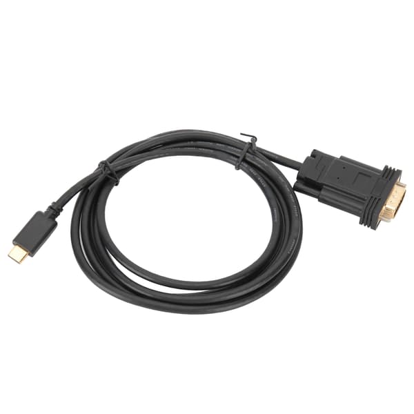 A0105 USB 3.1 TypeC - VGA -uroskaapeliadapteri 1,8 m musta