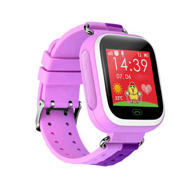 Børns 1,44-tommer Bluetooth Smartwatch Touch Screen SOS-opkald LBS Børneur (Pink)