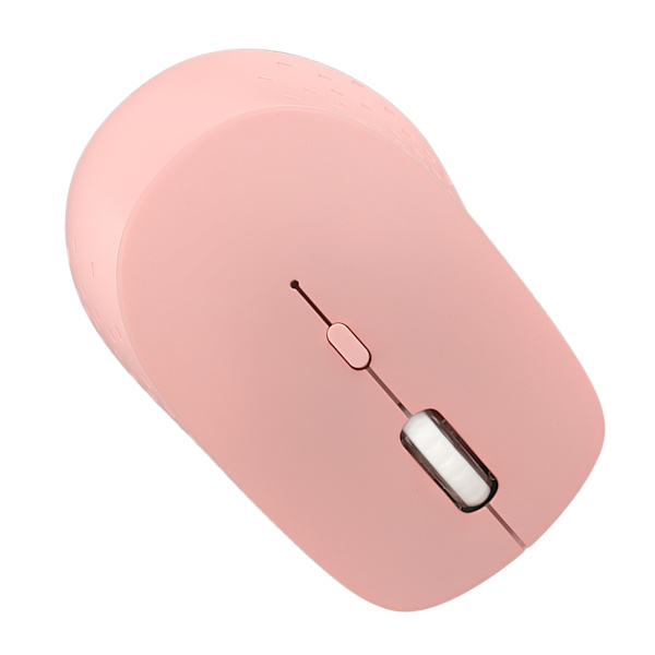 Trådløs mus RGB løpende lys stilig universell dual-modus Type C oppladbar Bluetooth-mus