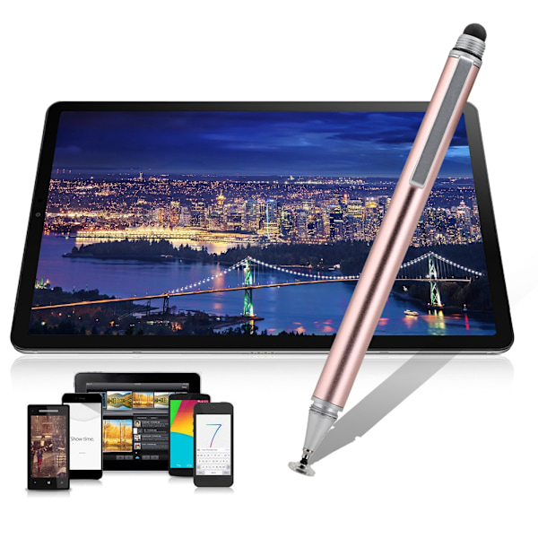 S11 Metall Frosted Oxidation Stylus Pen Universal for Tablet-datamaskiner og Mobiltelefoner Rosa