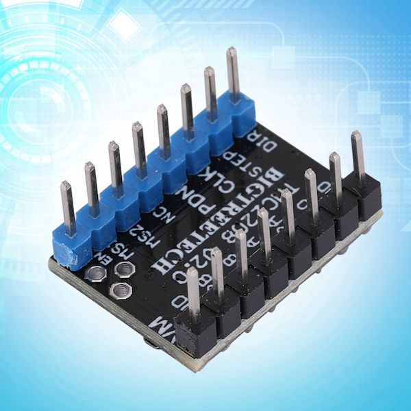 3D-skriver tilbehør Stepper Motor Driver Modul TMC2208 for 3D-skriver