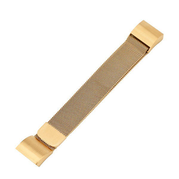 Magnetic Milanese stainless steel strap bracelet replacement bands for Fitbit Charge 2 Gold