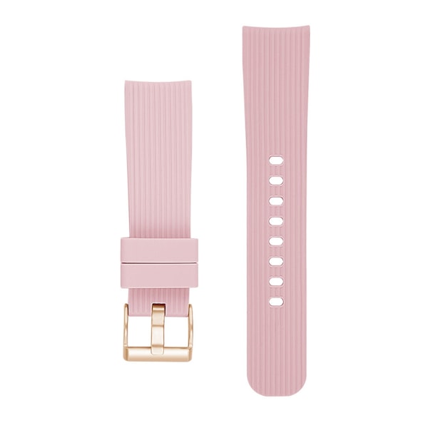 Myk silikon klokkestropp erstatningsarmbånd for Sumsung Galaxy Watch R810 42mm (rosa)