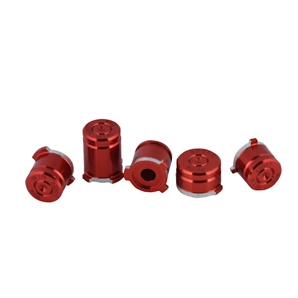 Knappe i kugleform A B X Y Aluminium 9mm knapper i kugleform til XBOX ONE-controller - Rød