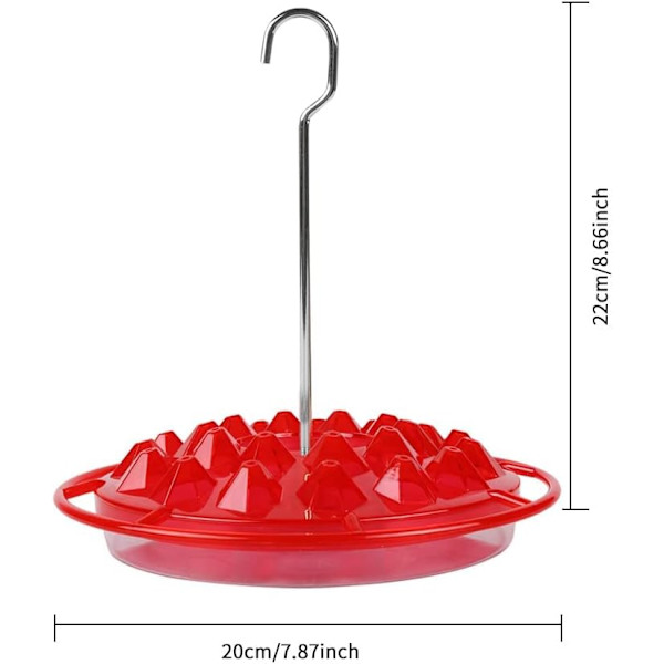 Paras Hummingbird-syöttimet ulkotiloihin ripustettavaksi, helppo puhdistaa ja täyttää, Mary's Sweety Hummingbird-syöttimet lahjoiksi ikkunaan ja puutarhaan, More Birds 2PCS