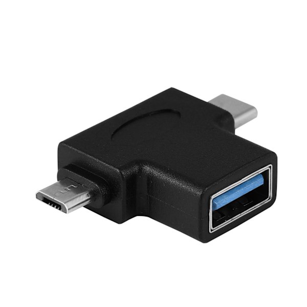 Mini 2-in-1 Micro USB   USB 3.1 Type C -urosliitin USB 3.0 -naarasliittimeen OTG-muunninsovitin