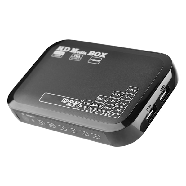 Full HD Mini Box Media Player  1080P Media Player Box Support MMC RMVB MP3 AVI MKV