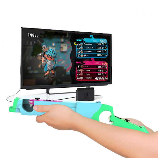 2 pakker ergonomisk bryter skytespill håndgrep kompatibel med Switch Joy Con-kontroller