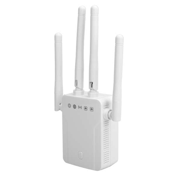 Trådlös repeater WiFi-signalförstärkare Booster Network Extender 2.4G 300Mbps/5G 867Mbps DualBand AC