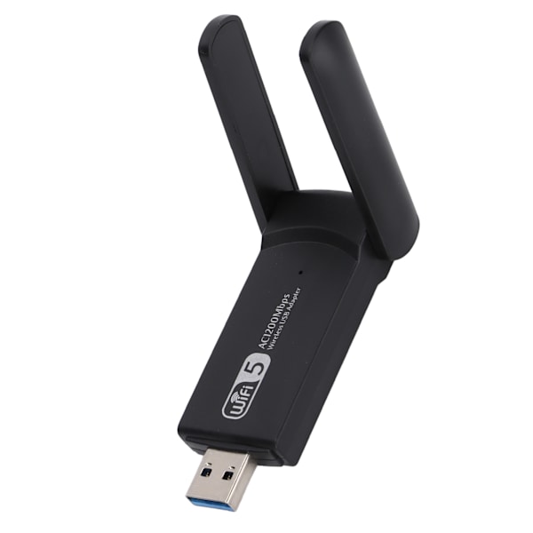 Dual Band USB-adapter 1200M 2.4G+5G Dual Band Gigabit-netværkskort til bærbar computer