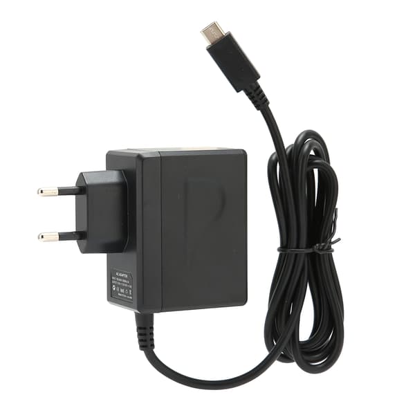 Lader for Switch AC-adapter erstatning strømforsyning hurtiglader for Switch 100‑240VEU-plugg