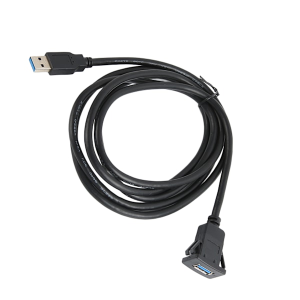 Auton uppoasennettava kaapeli USB 3.0 uros naaras 5 Gbps auton kojelautaan asennettava jatkokaapeli USB-paneeli vedenpitävä kaapeli