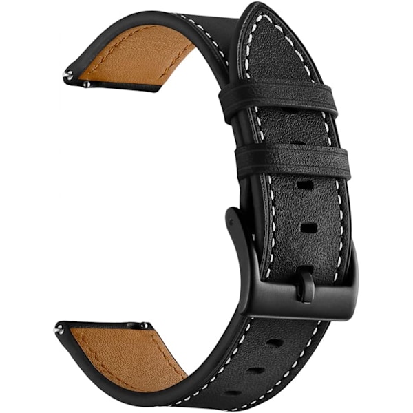 AVEKI Lærreim Kompatibel med Samsung Galaxy Watch 3 45mm Remmer/Galaxy Watch 46mm Remmer/Gear S3 Remmer, 22mm Rem for Kvinner og Menn for Galaxy Wat