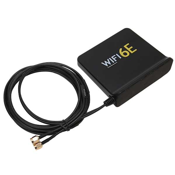 WiFi6E trådløs nettverkskortantenne Omnidirectional 4dBi høy forsterkning 2,4 GHz 5,8 GHz WiFi nettverkskortantenne med SMA-port svart