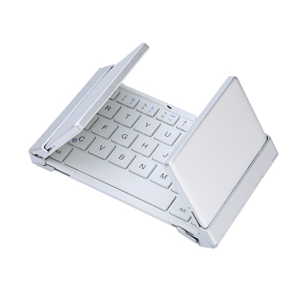 Bluetooth trådløst foldbart tastatur, foldbart genopladeligt tastatur, sort