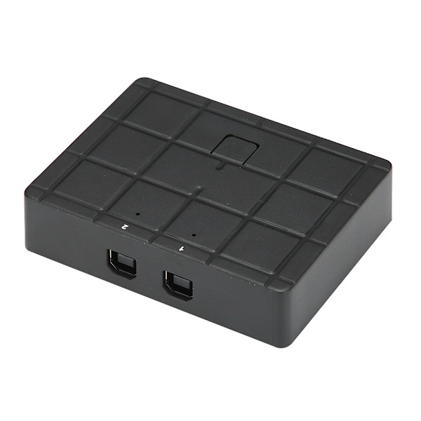USB-delingsswitch 2 i 1 ud manuel switch hub-adapter til pc-scanner-printer