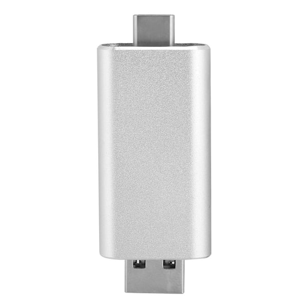 32G Fashion Multifunktion 4-i-1 U-disk til Android Type-C Passer til iPhone iPad (Sølv)