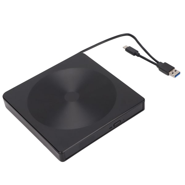 Ekstern DVD-drev USB3.0 USB C-interface Stødsikkert design Praktisk USB CD-drev til bærbar computer