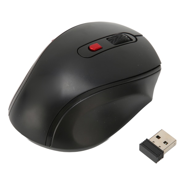 Trådlös mus 2.4G 3 justerbar DPI Hög precision Ergonomisk design Hudvänlig Bred kompatibilitet Spelmus
