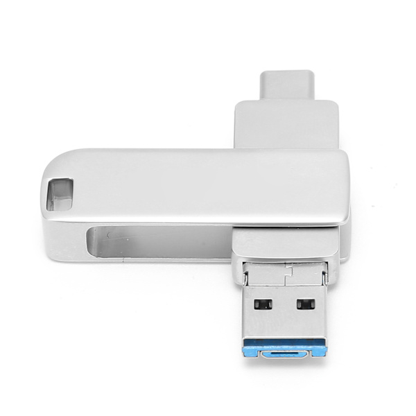 Yvonne U Disk OTG 3‑Port Flash Drive USB3.0 Høj skrive- og læsehastighed Memory Disk32G