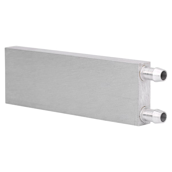 Aluminium CPU Radiator Vandkølingsblok Flydende Vandkøler Varmeafleder 40*120*12mm