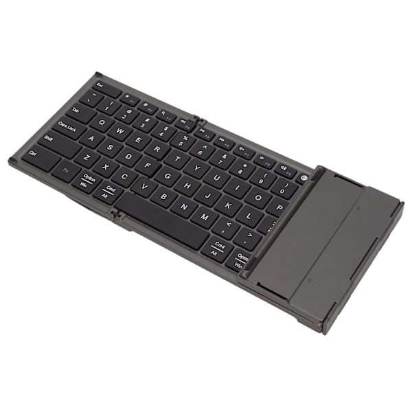 Trådlöst tangentbord 78 tangenter Ultra tunt hopfällbart tangentbord med styrplatta för Android för OS X för Windows