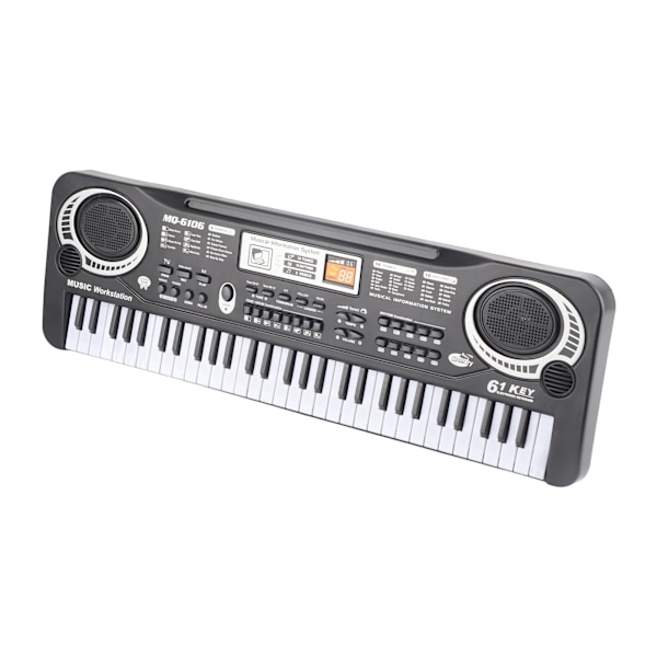 61-tangenters elektrisk digitalt keyboard klaver musikinstrumenter legetøj til børn med mikrofon