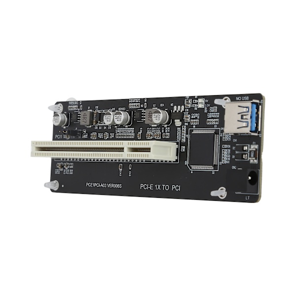 PCIE till 2-portars PCI-expansionskortsadapterchip för övervakningsvideoinspelningskontroll