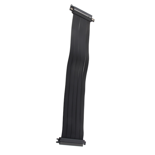 PCIE 4.0 X16 Extreme Flexible 180 Degree High Speed GPU Extension Card Riser Cable for RX6900XT RX6800XT RTX3090ti Black 45cm/17.72in