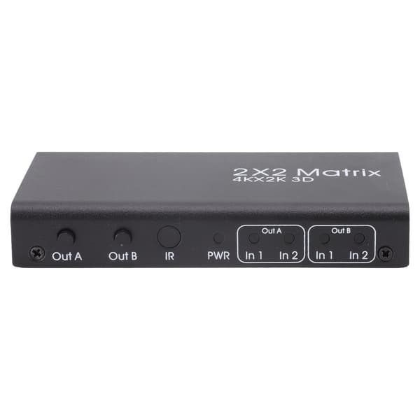HD Multimedia Interface Switcher 2 in 2 Out 4K 30Hz Auto High Definition Multimedia Interface Selector Hub