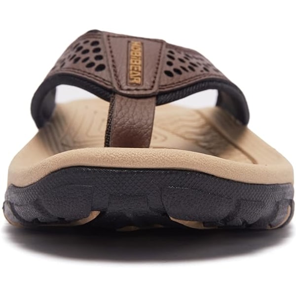 Miesten urheilulliset sandaalit, mukavat ja rennot varvassandaalit ulkoiluun L+brown 50