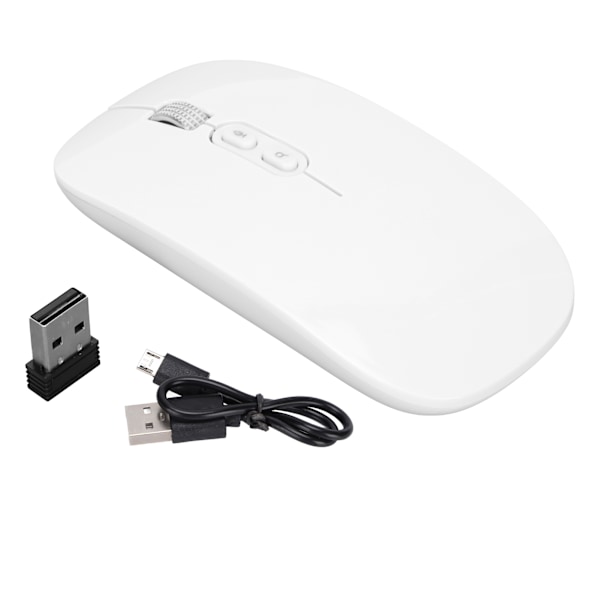 Wireless Mouse 1600DPI AI Optical Mice Voice Input Translation Computer Supplies for LaptopWhite