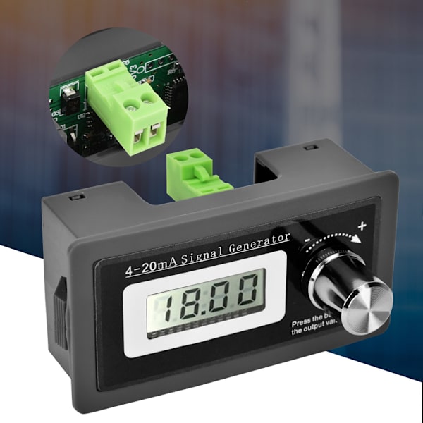 Hög precision 4-20mA strömslingesignalgenerator Tvåtrådig givare test