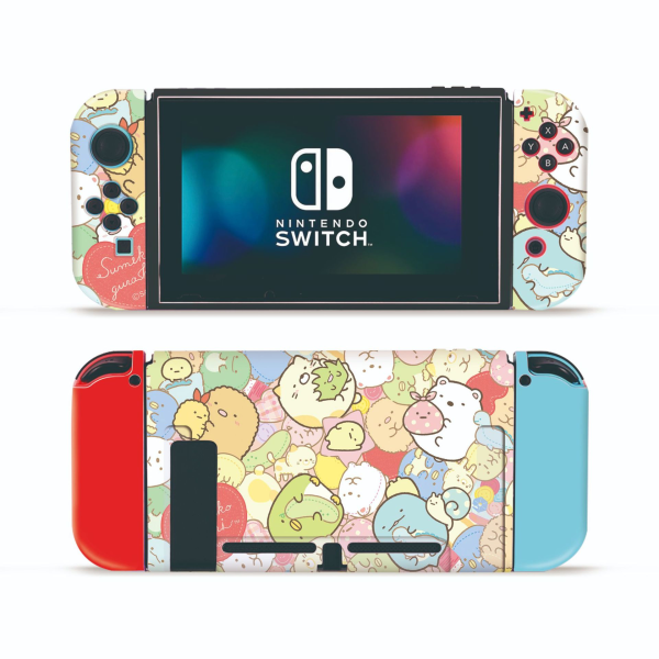 Protective Case for Switch, TPU Slim Case Cover Compatible with Nintendo Switch Console and Joy-Con