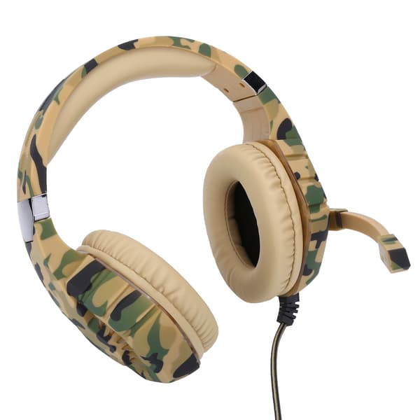 Gaming-headset med USB-interface, 7.1-kanals kablet headset med USB-porte til pc til PS4